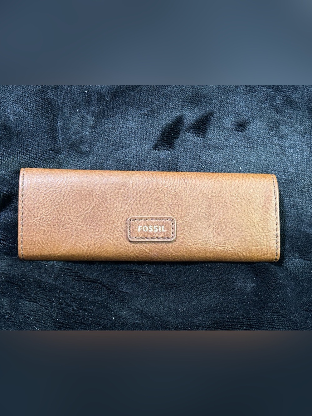 Fossil Sofia Sunglasses Case Brown NWT
